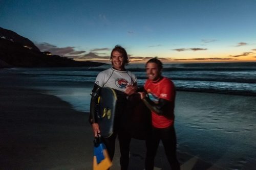 Sunset. Tristan Roberts and Max Castillo